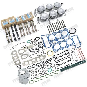 Engine Overhaul Rebuild Pistons Kit For Audi A4 A5 B8 A6 C6 Q5 3.2 FSI CALA CALB - Picture 1 of 16