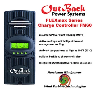 Controlador de carga solar Outback Power FM60 FlexMax 60 MPPT 60 amperios - Imagen 1 de 2