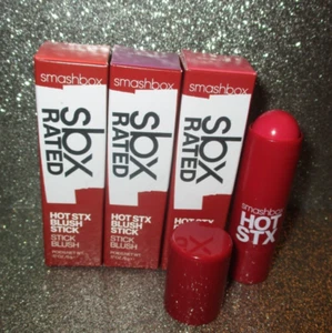 3x Smashbox Hot Stx Blush Stick Limited Edition ULTRAVIOLET, HI FI HEAT, POPPY - Picture 1 of 2