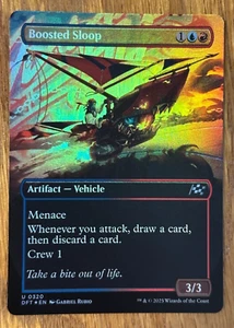 MTG Aetherdrift, Boosted Sloop - Borderless Foil - Bild 1 von 1