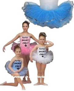 Ballet Tutu Skirt BLUE ONLY New Dance Costume Graduated Layers Child Sizes - Picture 1 of 8