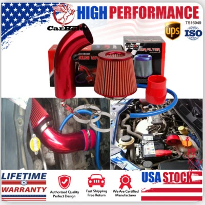 Cold Air Intake Filter Pipe Power Flow Hose System Car Accessories Diameter 3" - Image 1 of 4