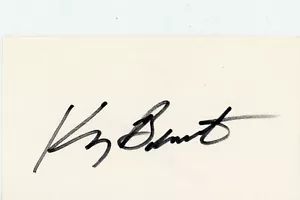 Nascar Drag Racing Great - ""The Bud KIng"" Kenny Bernstein e il suo autografo - Foto 1 di 1