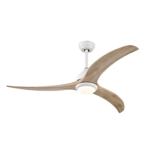 52" Ceiling Fan w/Light & Remote 6 Speed Reversible Motor for In/Outdoor-3 Color - Picture 1 of 32