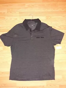 Men's Polo Shirt Two-button Golf Shirt New with Tags Size 2XL color Black onyx - Picture 1 of 11