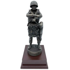 Airborne Drop Order Bronze Resin Figurine - Picture 1 of 5