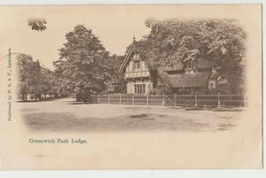 Antike Postkarte Greenwich Park Lodge unbesendet - Bild 1 von 2