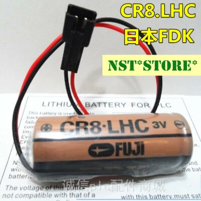 MARKENLOS per NUOVO per FUJI FDK CR8.LHC 3V 2600Mah Batteria PLC con Spina