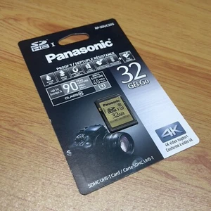 Panasonic 32GB U3 SDXC Memory Card (Class 10) - Sealed - BARGAIN - Free Post - Picture 1 of 1