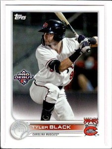 2022 Topps Pro Debut Tyler Black Prospect  #PD-180 Mudcats