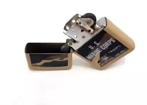 United States Marine Corps Combat Troops Gasoline Lighter - Pocket Lighter - Picture 1 of 9