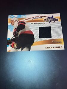 2001-02 Bowman YoungStars Relics #JMF Mike Fisher Game Jersey