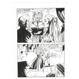 TAVOLA ORIGINALE FUMETTO SEXY FAVOLE n. 54 Renzo Savi GEIS - Picture 1 of 1