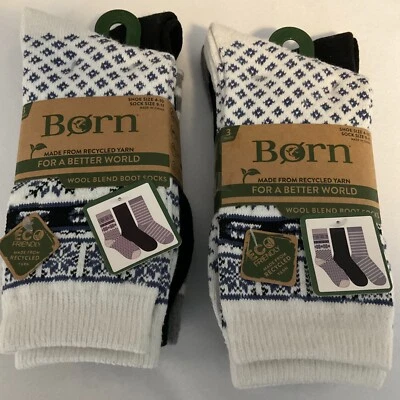 Calcetines Born para mujer talla 4-10 calcetín talla 9-11 multicolor mezcla de lana 6 pares Foto 1 de 4