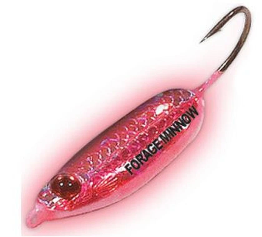 Northland Tackle Forage Minnow Jig FMJ6-93 Super Glow Redfish 2 Pack #6 Hook