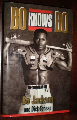 Bo Knows Bo by Bo Jackson Book Autographed 1990 1st Edition Hardcover SIGNED! Foto 1 de 3
