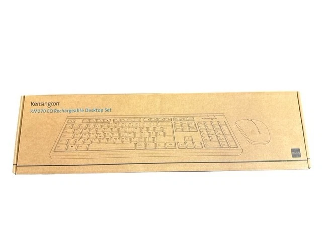 KM270 EQ Rechargeable Desktop Set – Wireless K75560UK keyboard &  mouse (z1) - Image 1 of 1