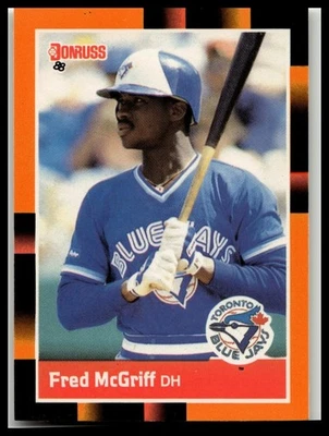 Лучший бейсбольный мяч Fred McGriff 1988 Donruss Toronto Blue Jays - Изображение 1 из 2