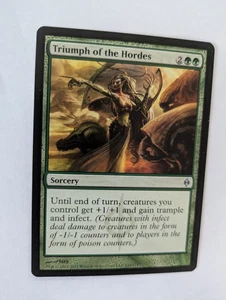 Triumph of the Hordes New Phyrexia MTG NM Free shipping with tracking - Picture 1 of 2