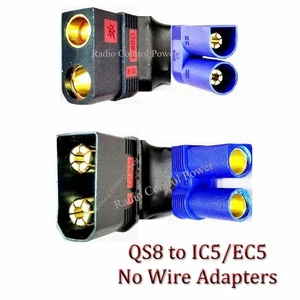 RCP-QS8 to EC5/IC5 No Wire (2) Adapters Heavy Duty 6 awg Equivalent 2 PCS - Picture 1 of 22