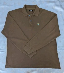 Vintage Stussy Ls Rib Polo Jumper 1140311 Size M From Japan #0971 - Picture 1 of 7
