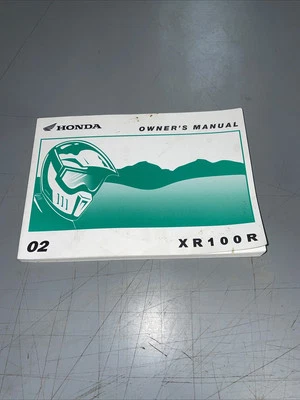 Manual del propietario de fábrica Honda XR100R 2002 31KN4770 Foto 1 de 4