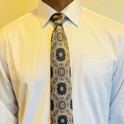 Corbata de cachemira Stefano Ricci negra y marrón Foto 1 de 4