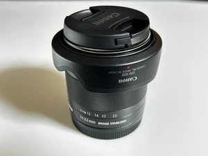 Canon EF-M 11-22mm F4-5.6 IS STM Lens Excellent Condition with Filter - Picture 1 of 7