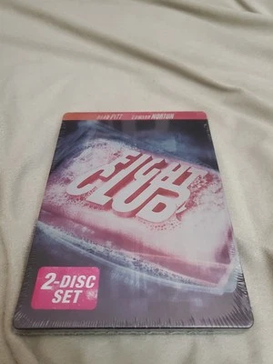 Fight Club Steelbook - DVD - Brad Pitt / 2-Disc - New / OOP Foto 1 de 4