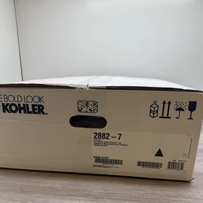 Kohler K-2882-7 Verticyl Rectangular Undermount Sink with Overflow - Black - Image 1 of 4