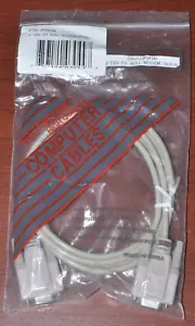 CTG #03044 6' DB9 F/F Null Modem Serial Cable DNULL9F9F06 - Picture 1 of 2