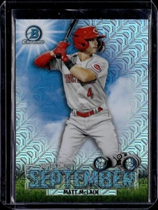 2023 Bowman Chrome Mega Box Sights on September #SOS8 Matt McLain - Picture 1 of 2