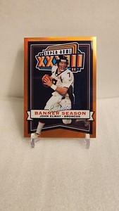 2022 Panini Classics - Banner Season Orange #BS-9 John Elway /10