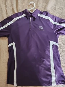 Breeders' Cup Santa Anita Park North End Sport Shirt-size M Dk.Purple Cool-logik - Picture 1 of 18