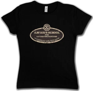 XAVIER'S SCHOOL FOR GIFTED YOUNGSTERS DAMEN T-SHIRT Charles X Comic Xavier Men - Picture 1 of 2