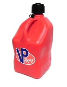 VP Racing Red Square 5 Gallon Race Gas Alcohol Diesel Can Fuel Jug Circle Track - Bild 1 von 1