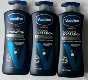Vaseline Men’s Cooling Lotion 3/20 oz - Heal & Moisturize Dry Skin (NEW) - Picture 1 of 4