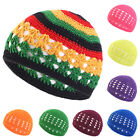 Hand-crocheted Prayer Hats Women Men Beanie Islamic Wheat Ear Hats Comfortable