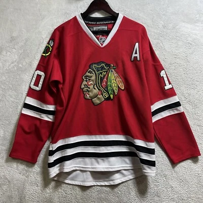 Camiseta Patrick Sharp Chicago Blackhawks Reebok Auténtica NHL Talla 50 Foto 1 de 4