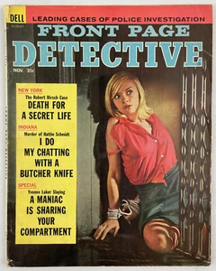 Front Page Detective Magazine, November 1964, Vintage True Crime Stories, Pulp - Picture 1 of 5