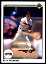 1990 Rick Reuschel San Francisco Giants Upper Deck Baseball Card # 696