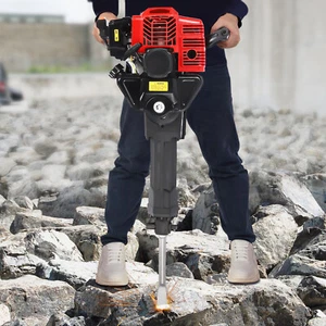 52CC 2.4HP 2 Stroke Demolition Jack Hammer Concrete Breaker Punching Breaker  - Picture 1 of 24