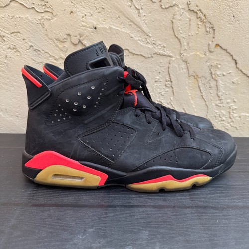 Nike Air Jordan 6 nere infrarossi 2014 23 rosse bianche allevate 1 retrò taglia 9 5