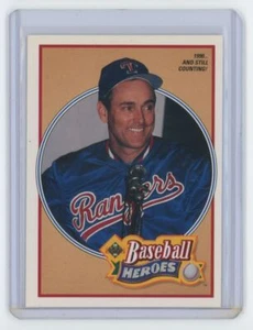 1990 Upper Deck Baseball Heroes Nolan Ryan . Texas Rangers #17 - Picture 1 of 2