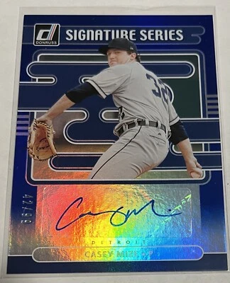 2021 Panini Donruss Signature Series Blue /99 Casey Mize #SS-CM Rookie Auto RC - Image 1 of 2