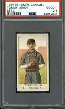 1910 E91-C American Caramel Tommy Leach