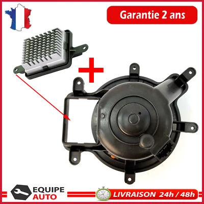 PULSEUR D'AIR DE CHAUFFAGE + RÉSISTANCE POUR CLIMATISATION 5008 3008 DS5 6441CQ - Immagine 1 di 4