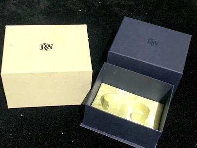 Raymond Weil Watch Box Presentation White Blue Cardboard Display Empty - Image 1 of 4