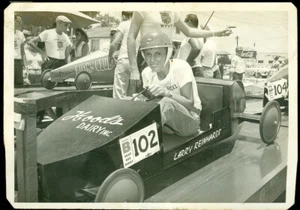 5 x 7 PHOTO OF SOAP BOX RACER - Picture 1 of 1