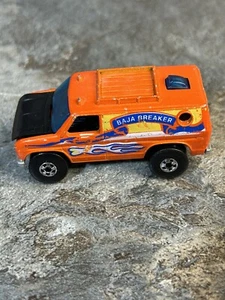 Hot Wheels 1977 Black Wall Baja Breaker Ford Malaysia Van orange Die Cast 1:64 - Bild 1 von 6